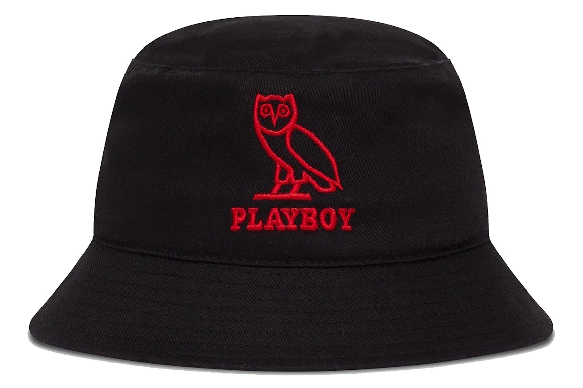 Pre-owned Ovo X Playboy Bucket Hat Black