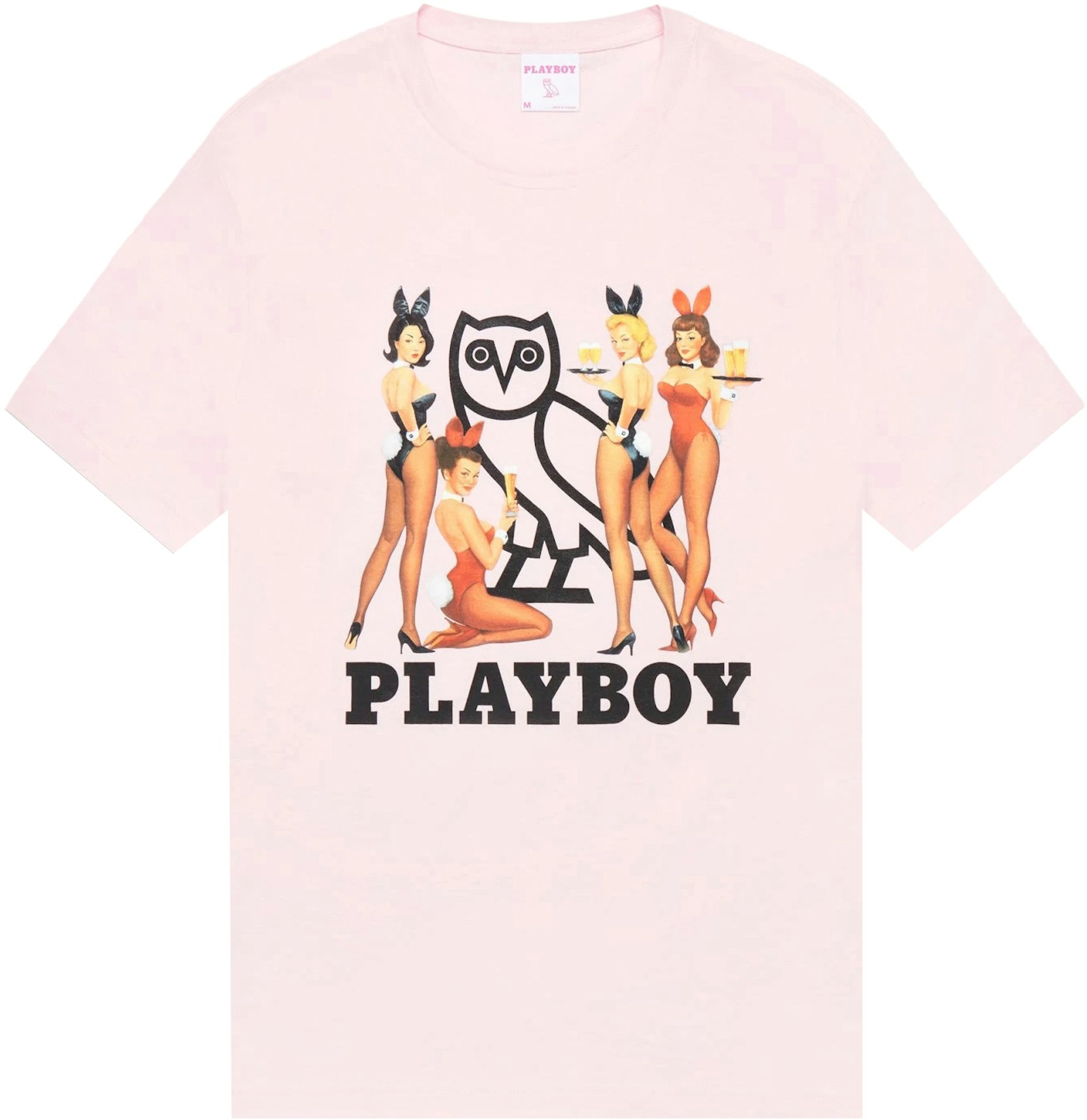 Installation Parlament omdømme OVO x PLAYBOY Bunny T-shirt Pink - SS22 Men's - US