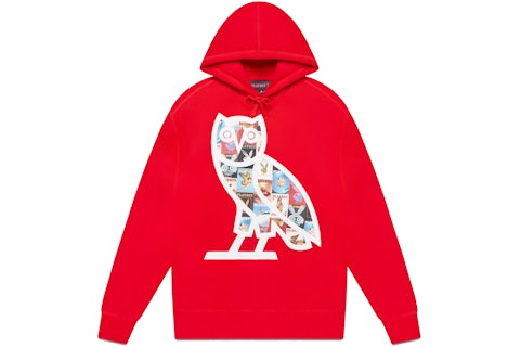 OVO x PLAYBOY Magazine Hoodie Red Men's SS22 US1