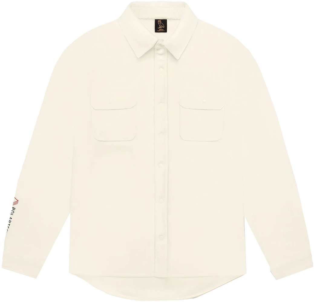 OVO x Polartec Microfleece Shirt Cream Men's - FW21 - GB