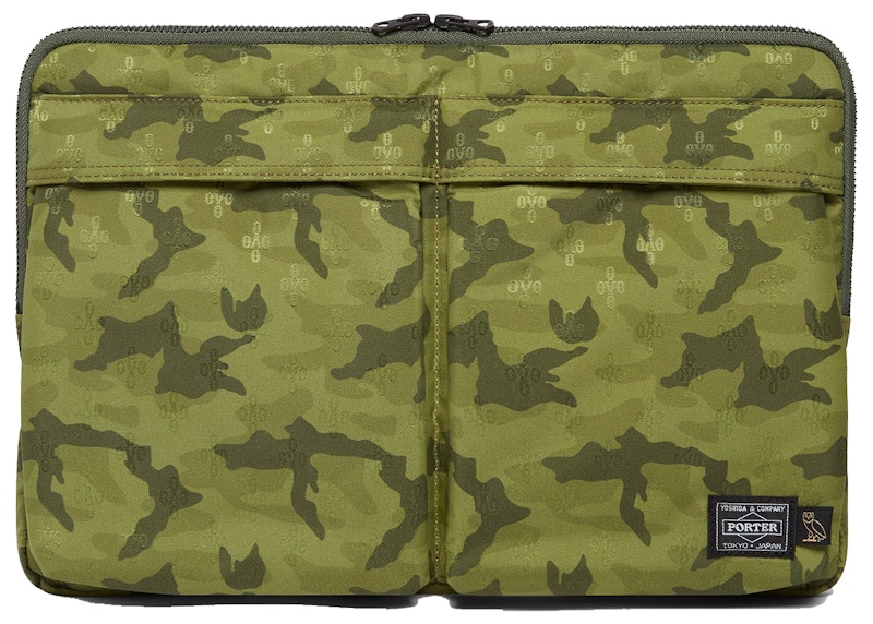 OVO x Porter Document Case Green Camo - SS22 - CN