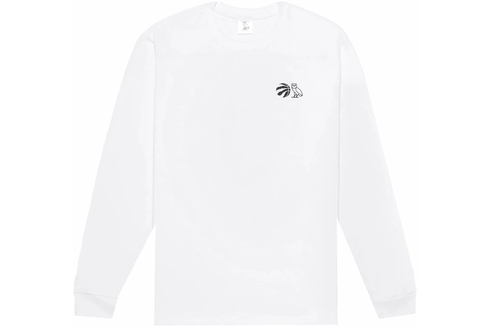 OVO x Raptors Long Sleeve T-shirt White - FW22 - DE