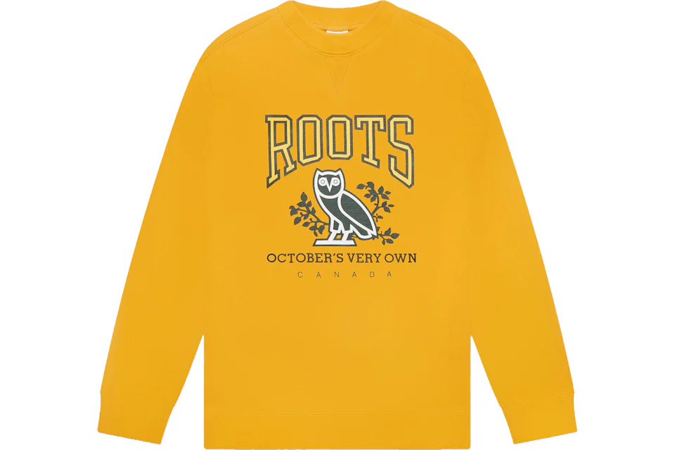 OVO x Roots Crewneck Yellow