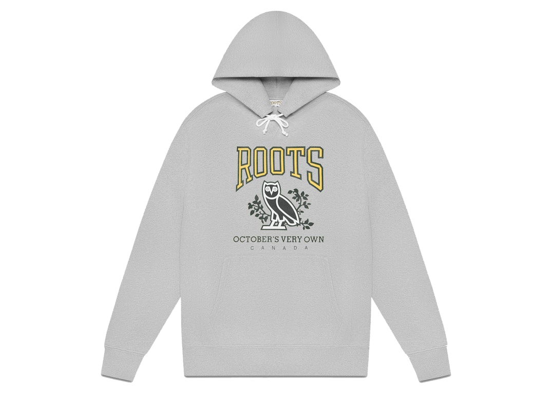 Pre-owned Ovo X Roots Heritage Hoodie Heather Grey
