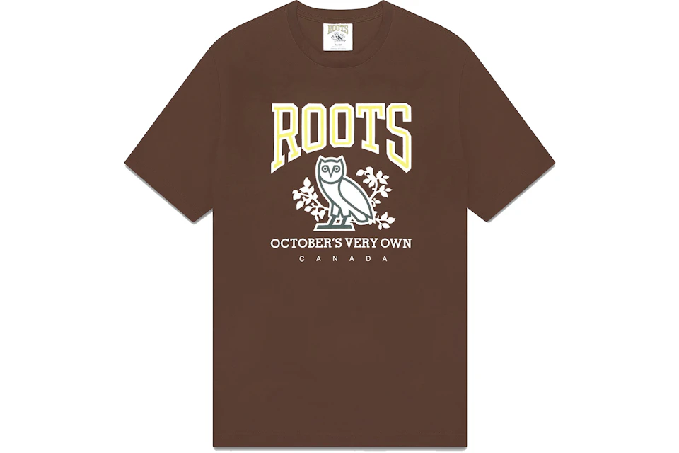 OVO x Roots T-shirt Brown