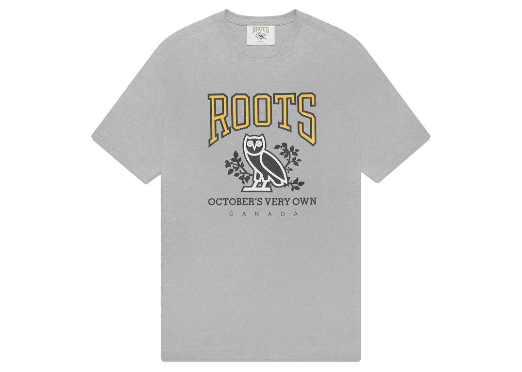 Pre-owned Ovo X Roots T-shirt Heather Grey