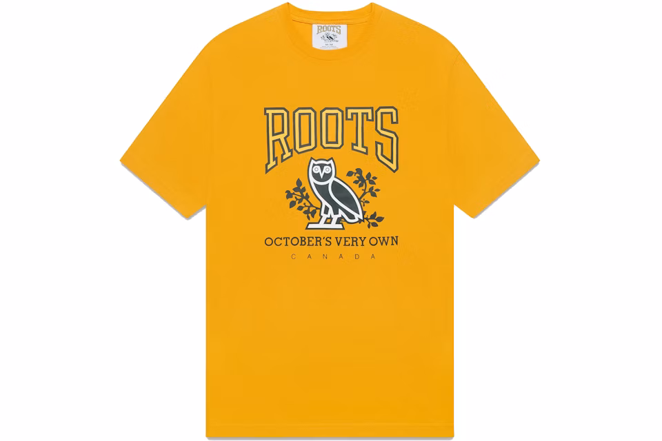 OVO x Roots T-shirt Yellow