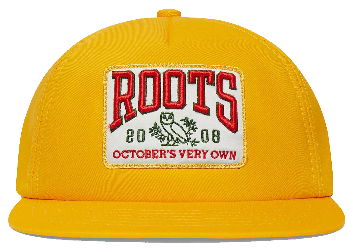 OVO x Roots Trucker Cap Yellow