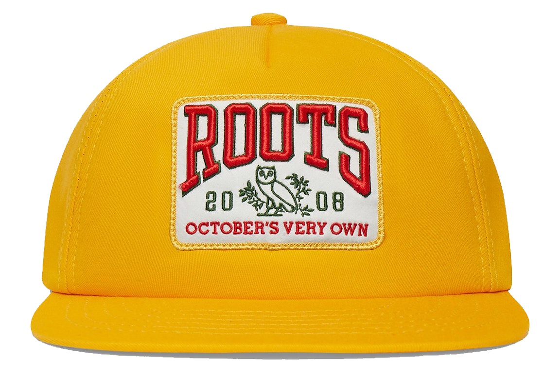 Pre-owned Ovo X Roots Trucker Cap Yellow