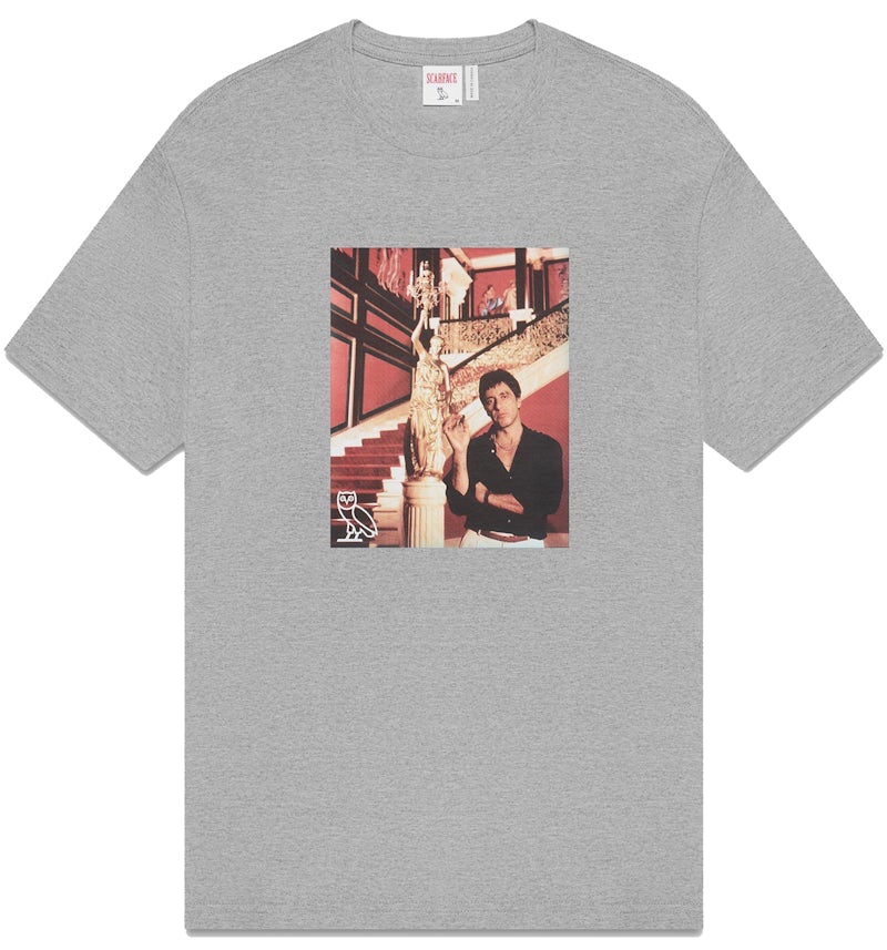 OVO x Scarface T-shirt Heather Grey Men's SS22 US