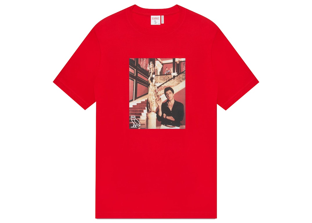 Pre-owned Ovo X Scarface T-shirt Red