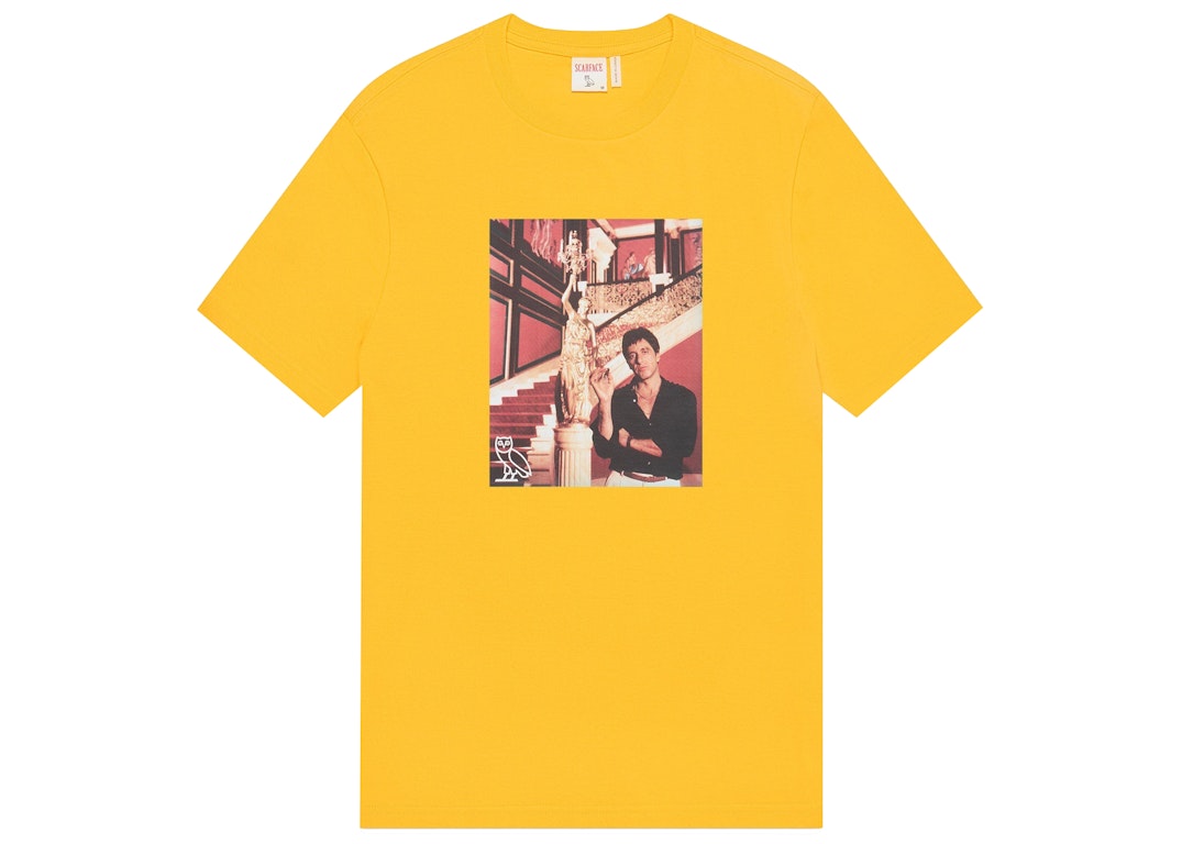 Pre-owned Ovo X Scarface T-shirt Yellow