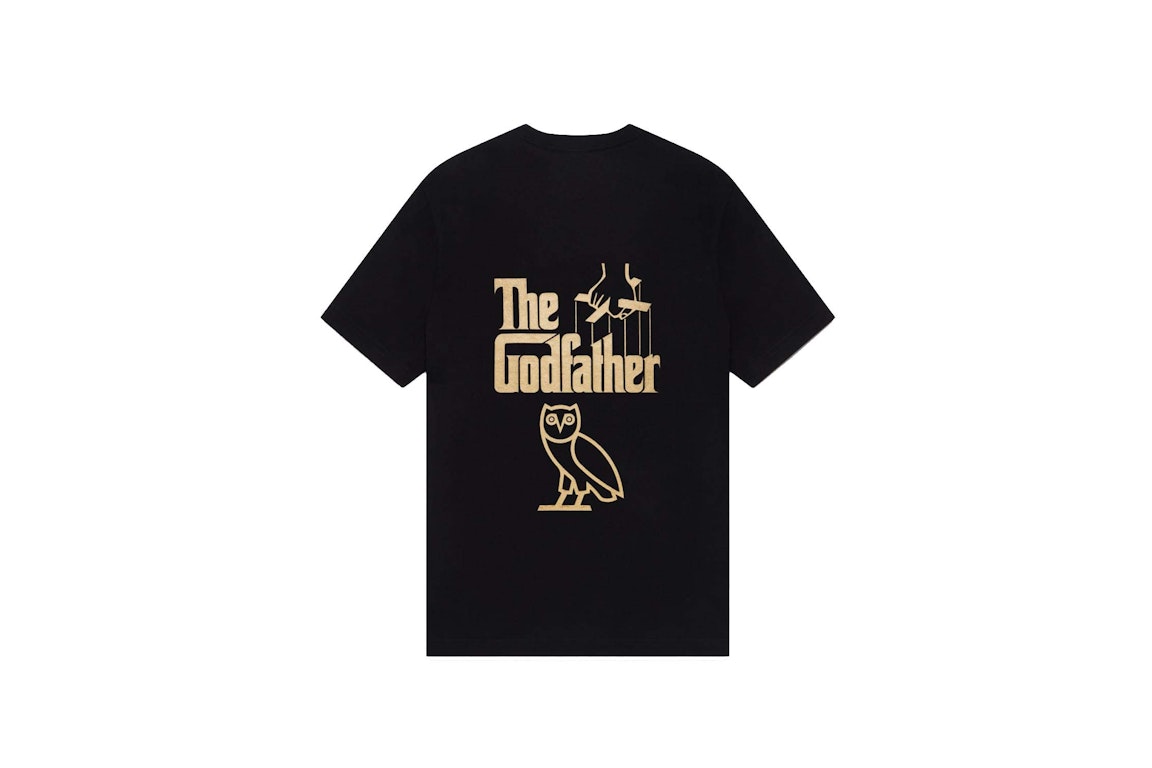 Pre-owned Ovo X The Godfather Logo T-shirt Black
