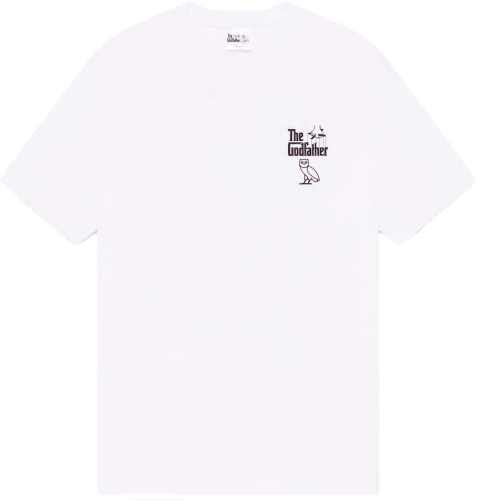 OVO x The Godfather Logo T-Shirt White Men's - SS23 - US