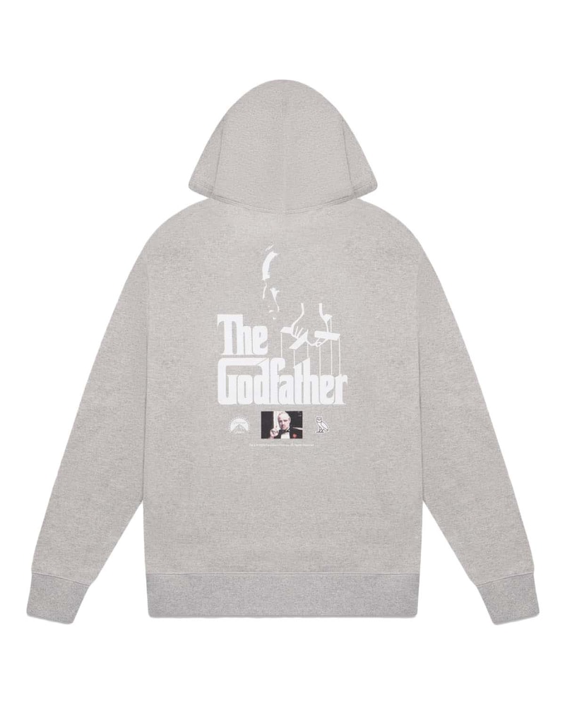 OVO x The Godfather Poster Hoodie Heather Grey