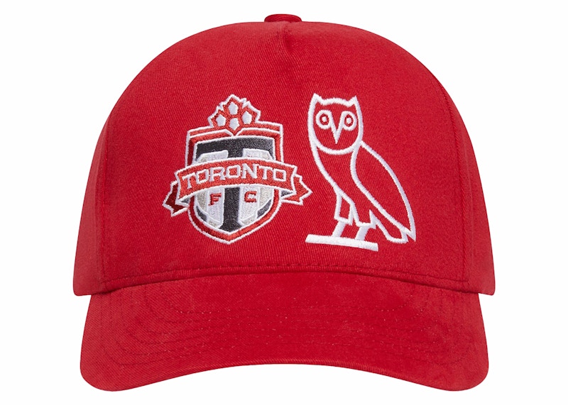 Pre-owned Ovo X Toronto Fc Logo Hat In Red