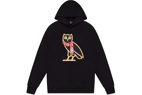 OVO x Toronto FC OG Owl Hoodie Black Men's SS23 US