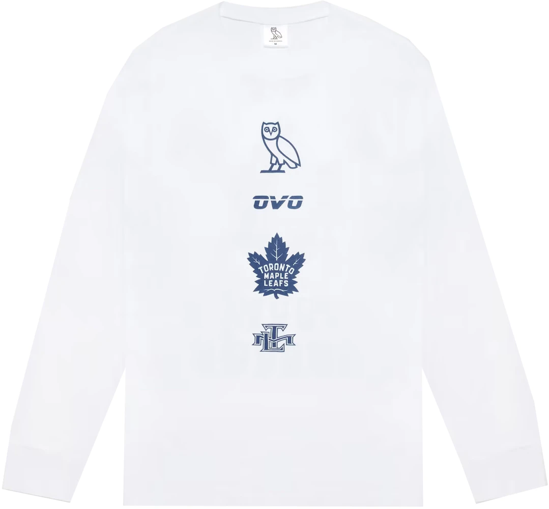 Toronto Maple Leafs x Drew House T shirt 2022 collection. WHITE T Shirt  Size L