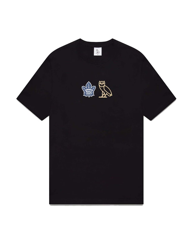Pre-owned Ovo X Toronto Maple Leafs T-shirt Black