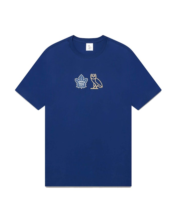 Pre-owned Ovo X Toronto Maple Leafs T-shirt Blue