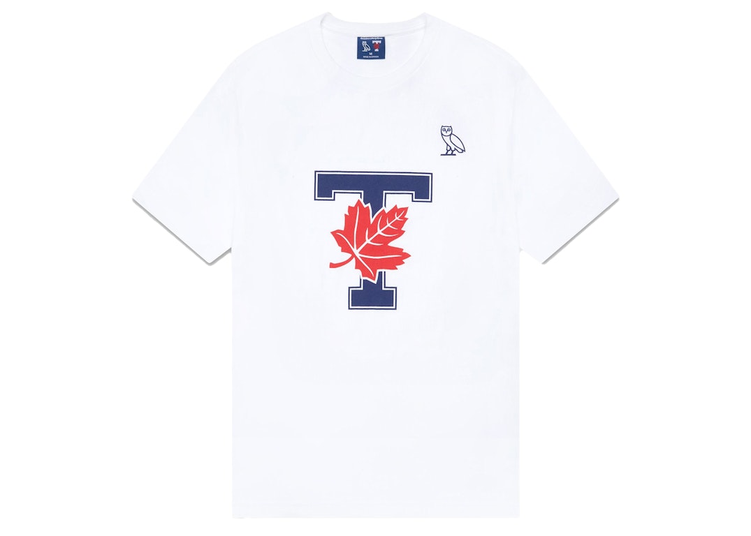 Pre-owned Ovo X University Of Toronto T-shirt White