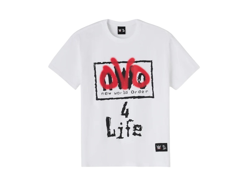 Men's OVO x WWE OVO 4 Life Tee Shirt in White