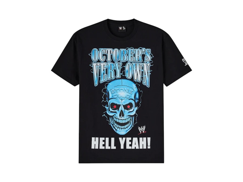 【限定】WWE Stone Cold Steve Austin OVO x WWE Stone Cold Steve Austin Tee Black メンズ - JP