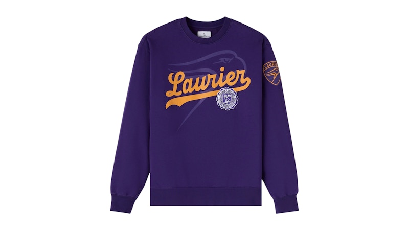 OVO x Wilfrid Laurier University Golden Hawks Crewneck Purple