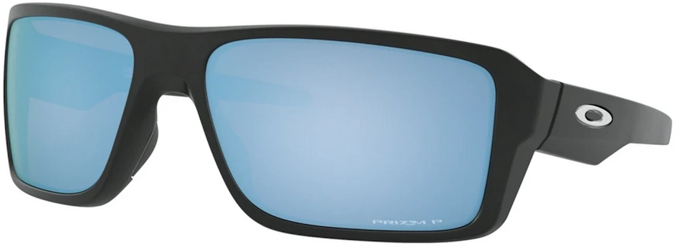 Oakley Double Edge Sunglasses Matte Black/Prizm Deep H2O - US