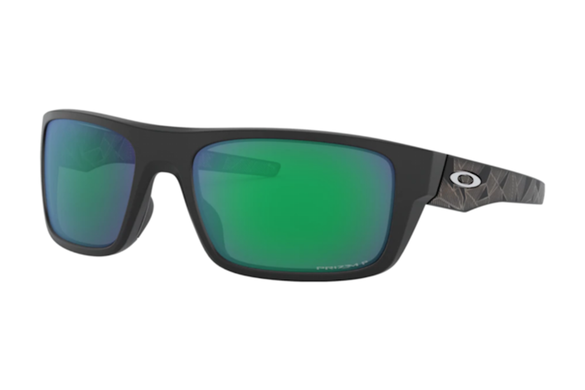 Pre-owned Oakley Drop Point Sunglasses Matte Black/prizm Jade (0oo9367 93672260)