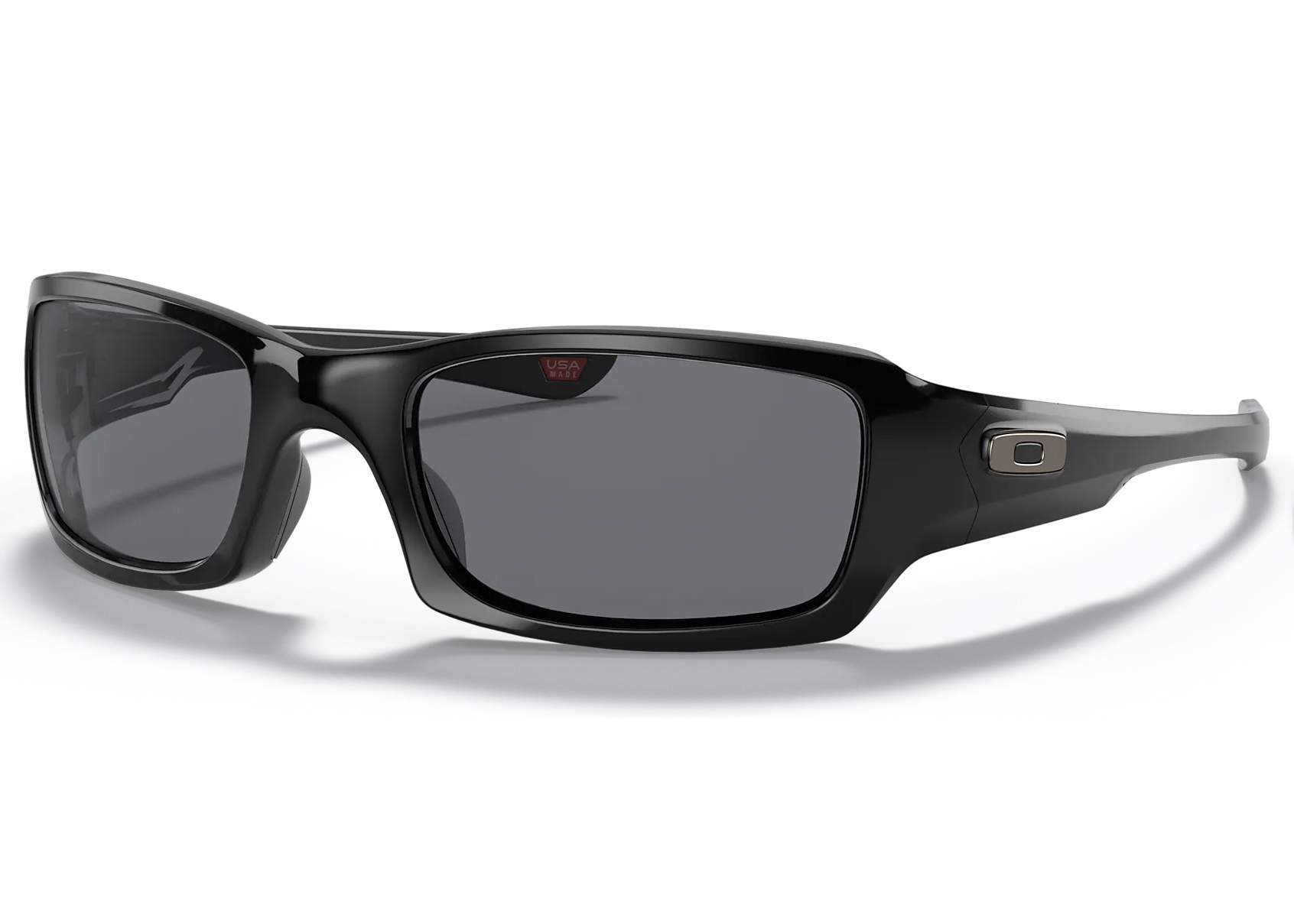Oakley Five Squared Sunglasses Polished Black/Grey (OO9238-04)