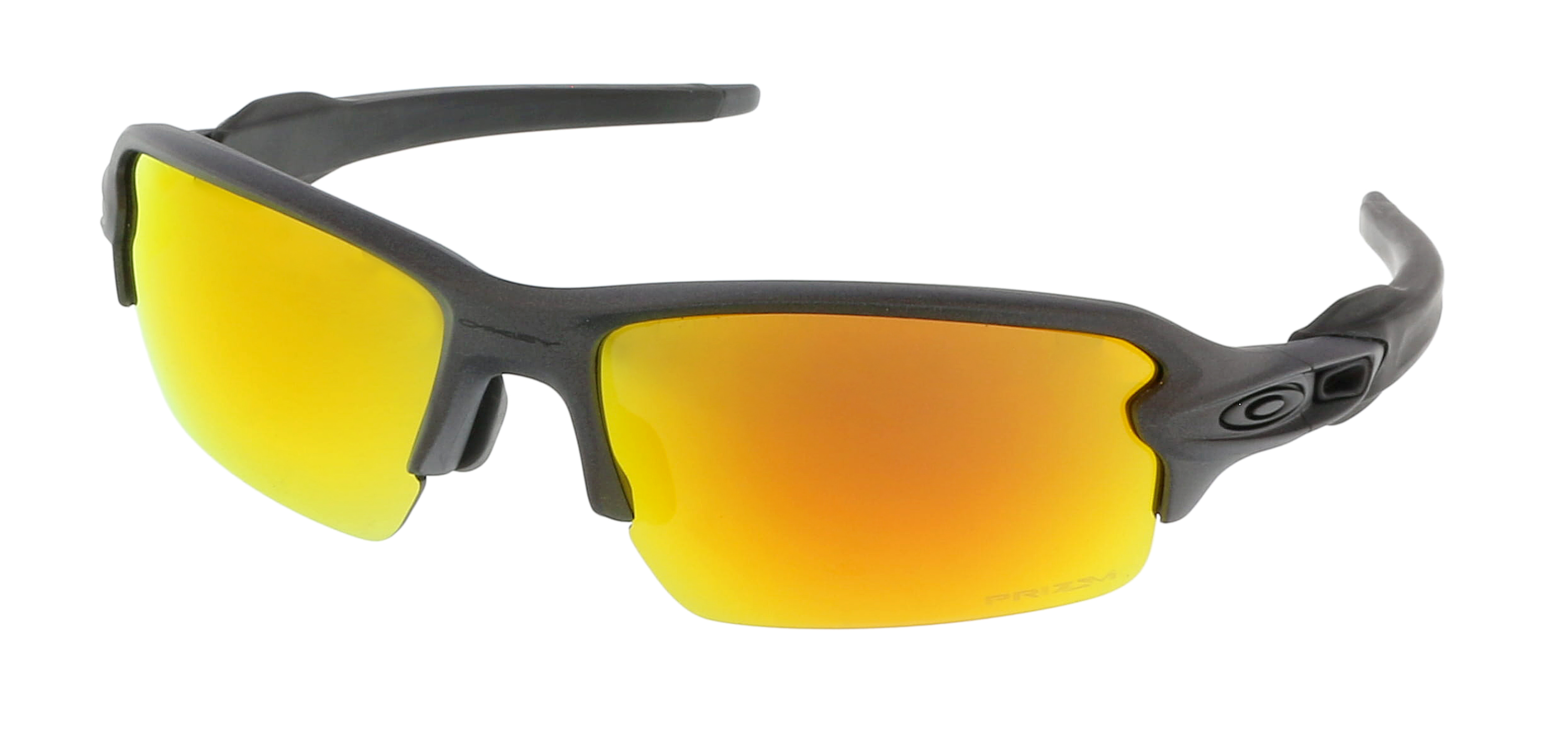 Oakley Flak 2.0 Rectangular Sunglasses Steel Grey/Prizm Ruby ...