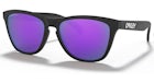 Oakley Frogskin Sunglasses Matte Black/Prizm Violet (OO9013-H655)
