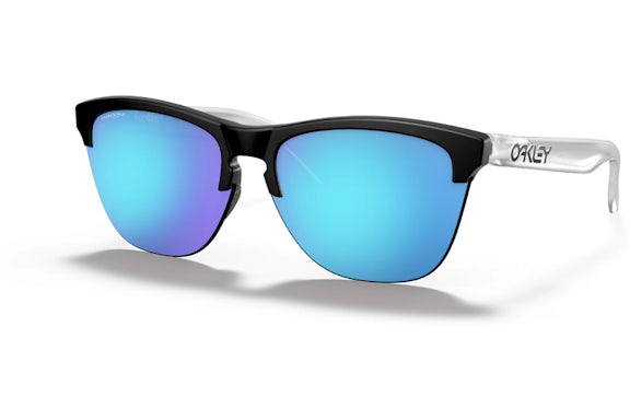 Oakley Frogskins Lite Sunglasses Matte Black/Prizm Sapphire (OO9374-0263)