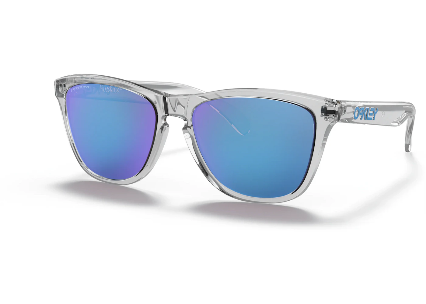 Oakley Frogskins Sunglasses Crystal Clear Prizm Sapphire