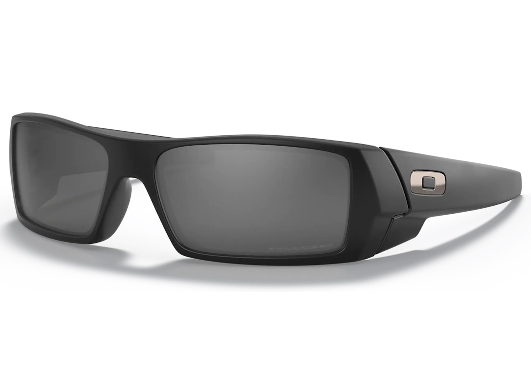 Pre-owned Oakley Gascan Sunglasses Matte Black/black Iridium Polarized (12-856)