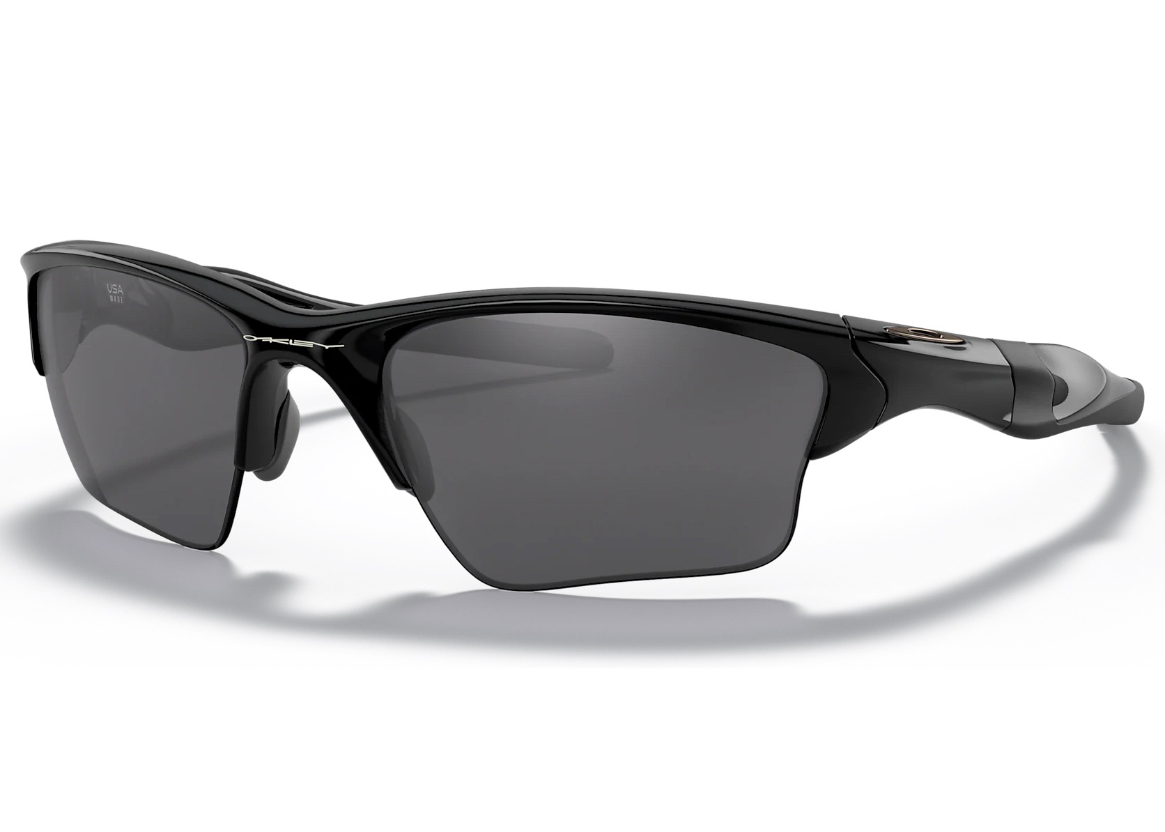 Oakley Half Jacket 2.0 XL Sunglasses Polished Black/Black Iridium 