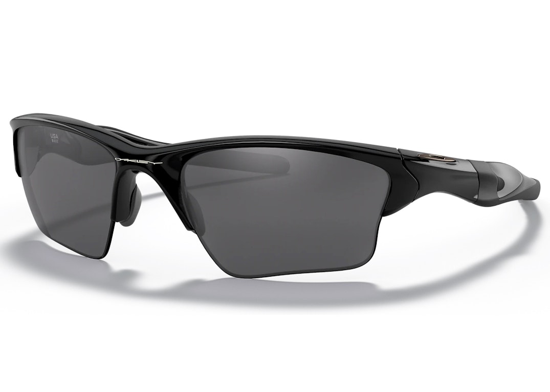 Pre-owned Oakley Half Jacket 2.0 Xl Sunglasses Polished Black/black Iridium (oo9154-01)