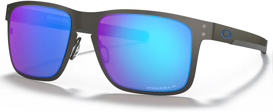 Oakley Holbrook Metal Sunglasses Matte Gunmetal/Prizm Sapphire Polarized -  US