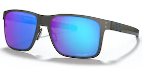 Oakley Holbrook Metal Sunglasses Matte Gunmetal/Prizm Sapphire Polarized (OO4123-0755)