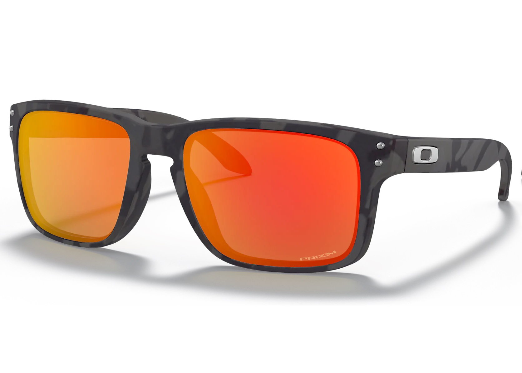 Oakley Holbrook Sunglasses Black Camo/Prizm Ruby (OO9102-E955)