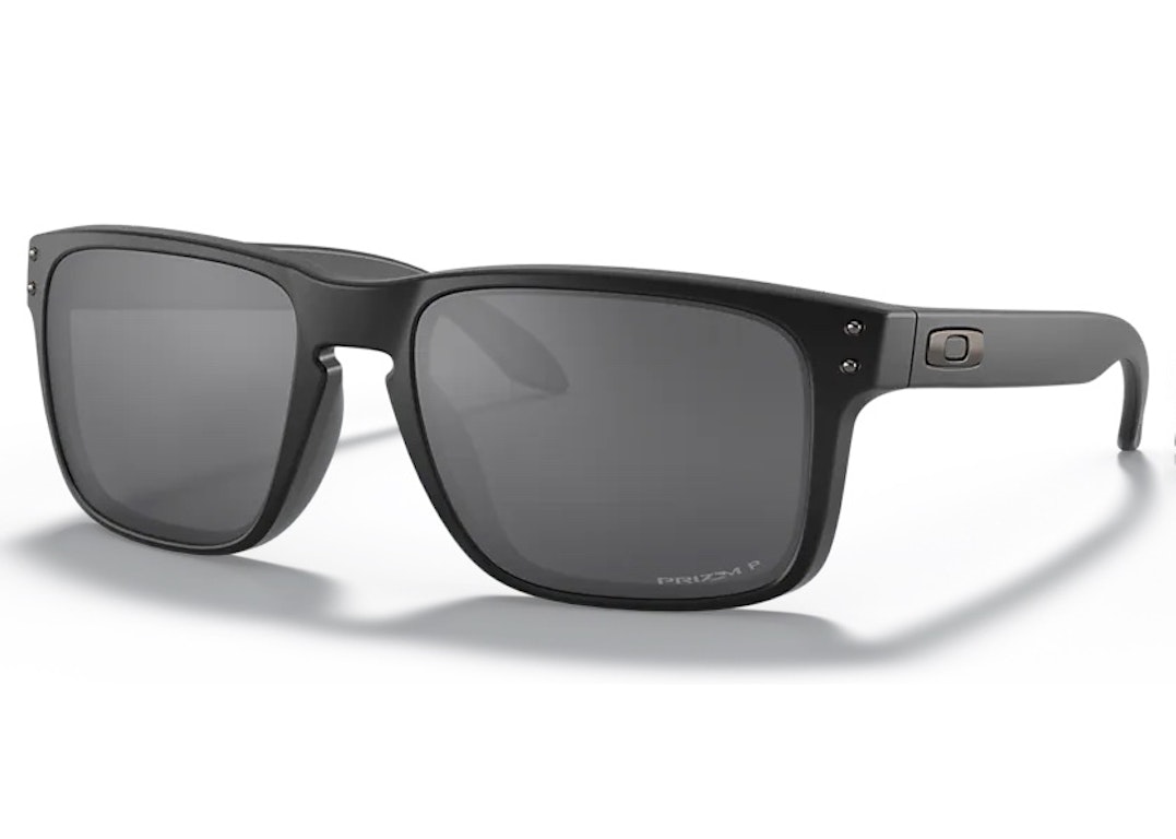 Pre-owned Oakley Holbrook Sunglasses Matte Black/prizm Black Polarized (oo9102-d655)