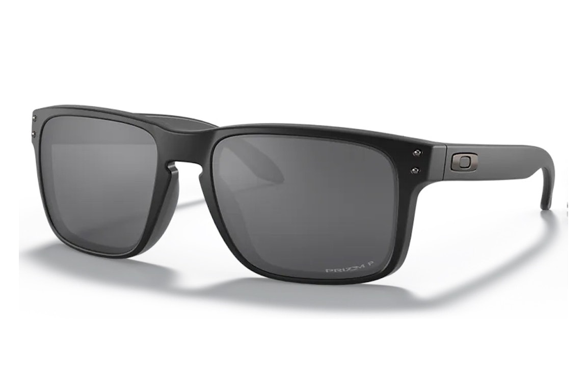 Pre-owned Oakley Holbrook Sunglasses Matte Black/prizm Black Polarized (oo9102-d655)