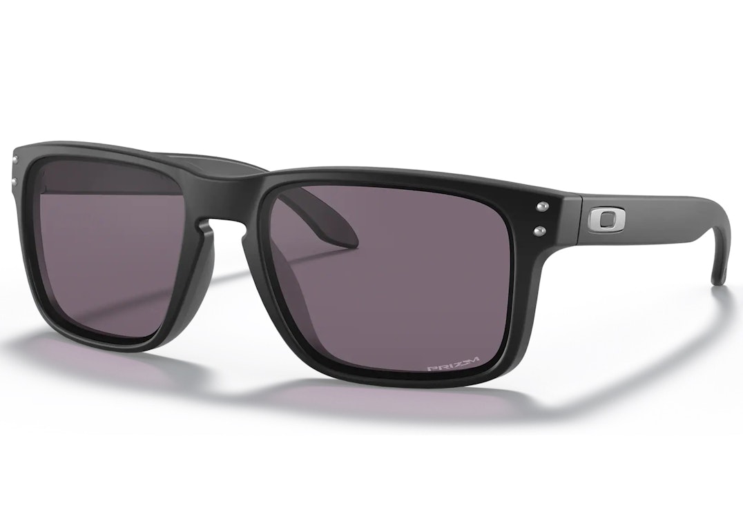 Pre-owned Oakley Holbrook Sunglasses Matte Black/prizm Grey (oo9102-e855)