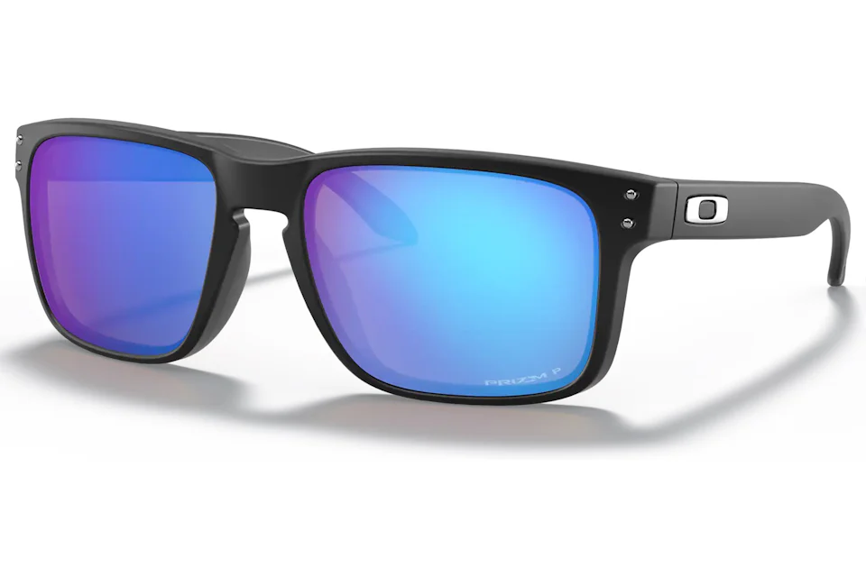 Oakley Holbrook Sunglasses Matte Black/Prizm Sapphire Polarized (OO9102 ...