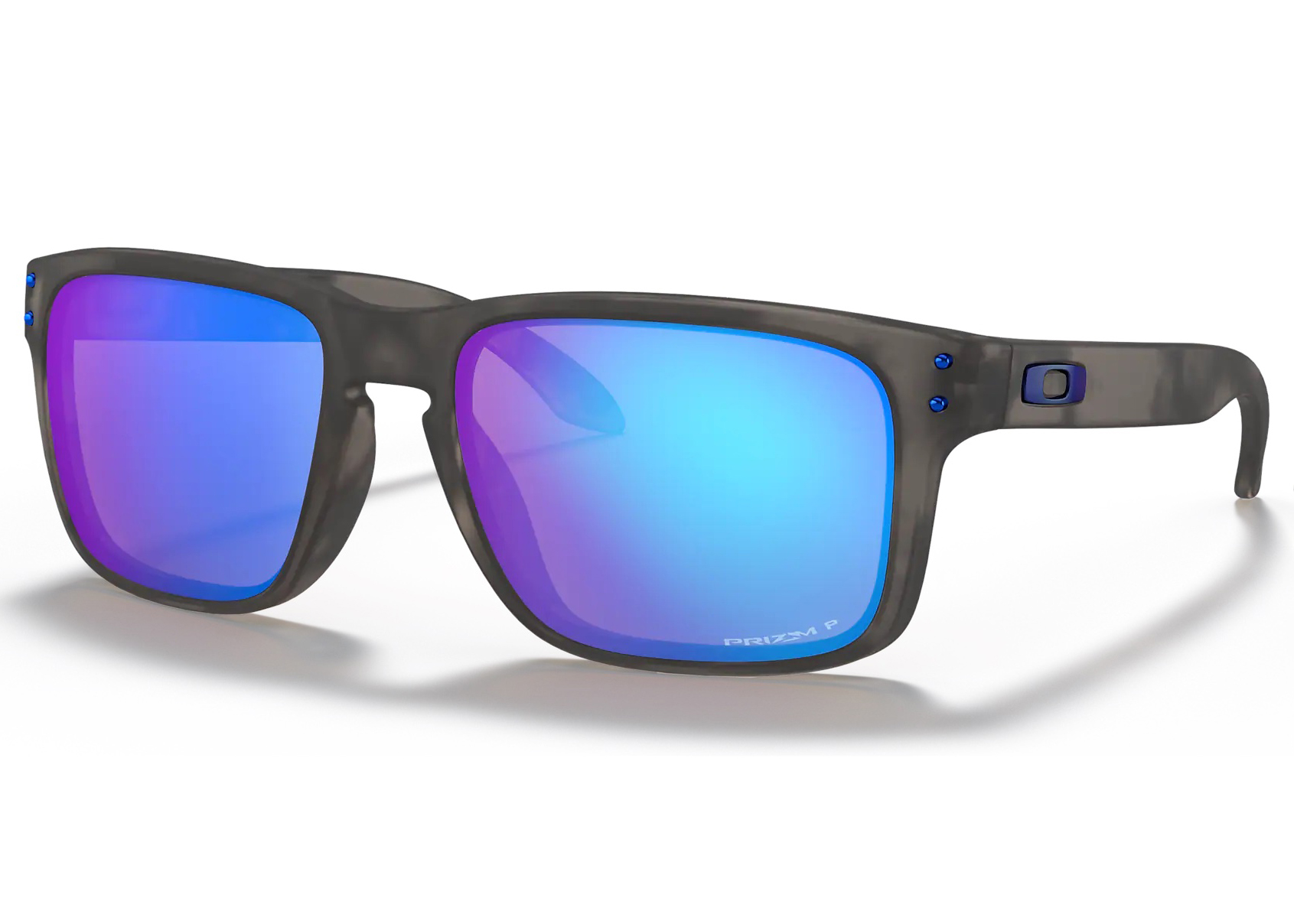 Oakley Holbrook Sunglasses Matte Black Tortoise/Prizm Sapphire Polarized  (OO9102-G755)