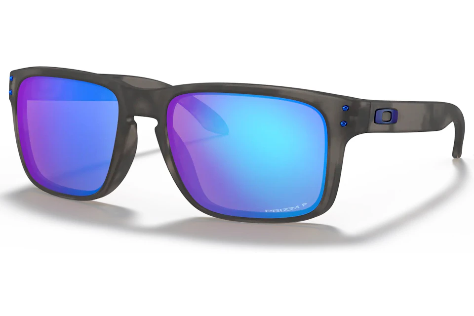 Oakley Holbrook Sunglasses Matte Black Tortoise/Prizm Sapphire Polarized