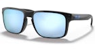 Oakley Holbrook Sunglasses Polished Black/Prizm Deep Water Polarized (OO9102-C1)