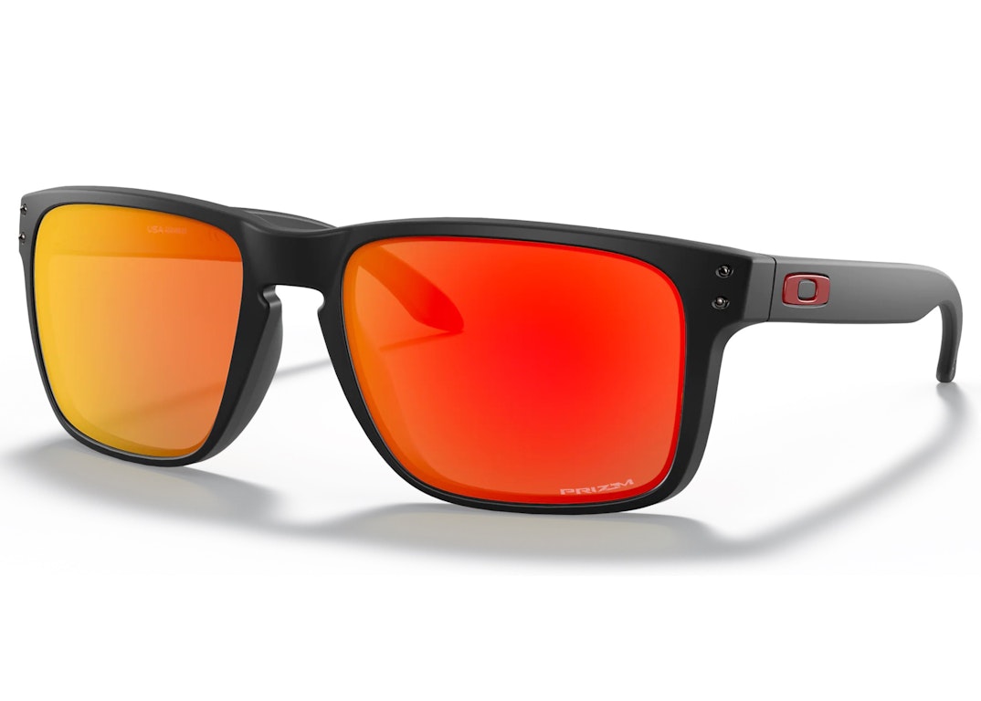 Pre-owned Oakley Holbrook Xl Sunglasses Matte Black/prizm Ruby (oo9417-0459)