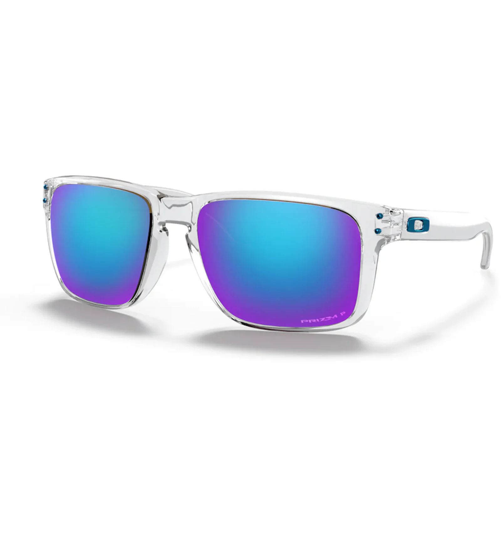 Oakley Holbrook XL Sunglasses Polished Clear Prizm Sapphire